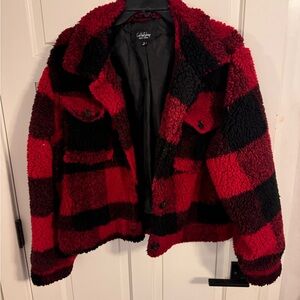 Coffee pot plaid jacket